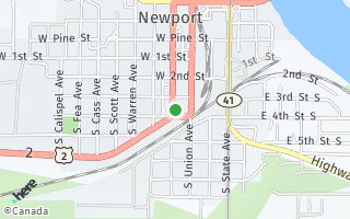 Map of 322 S Washington Ave, Newport, WA 99156, USA