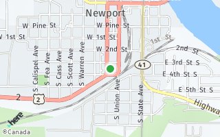 Map of 318 & 320 S Washington, Newport, WA 99156, USA