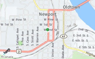 Map of 137 S Washington Ave, Newport, WA 99156, USA