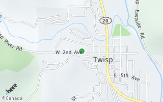 Map of 352 W 2nd Ave, Twisp, WA 98856, USA