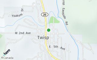 Map of 135 Glover St., Twisp, WA 98856, USA