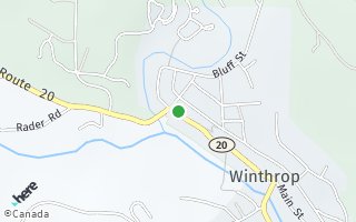 Map of 222 Riverside Ave, Winthrop, WA 98862, USA