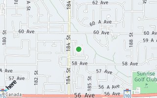 Map of 5886 184A St., Surrey, BC, Canada