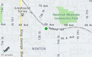 Map of 13864 Hyland Road #15, Surrey, BC V3W 2C3, Canada