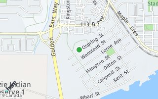 Map of 20125 Ospring Street, Maple Ridge, BC V2X 0G4, Canada
