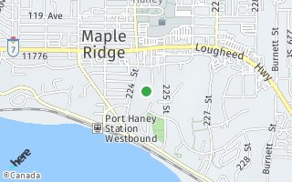 Map of #307 11671 Fraser Street, Maple Ridge, BC V2X 6C4, Canada