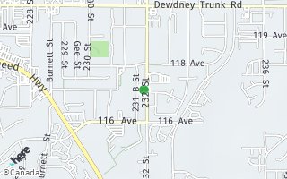 Map of 23197 117 Ave, Maple Ridge, BC V2X 0H1, Canada