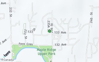 Map of 13312 235A Street, Maple Ridge, BC V4R 0E4, Canada