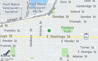Map of 103-2023 Franklin Street, Vancouver, BC V5L 1R4, Canada