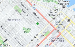 Map of 855 Thurlow Street, Vancouver, BC V6E 1W1, Canada