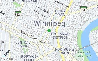 Map of 283 Bannatyne Ave, Winnipeg, MB, Canada