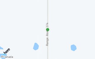 Map of 240007  Range Road 274, RockyView, AB, Canada