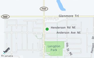 Map of 11 Wilson Road, Langdon, Alberta, AB T0J 1x1, Canada
