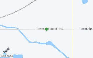 Map of 240579 Township Road 240, Chestermere, AB T2P 2G7, Canada