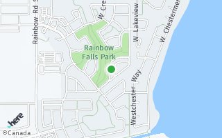 Map of 193 Rainbow Falls Manor, Chestermere, AB T1X 0M3, Canada