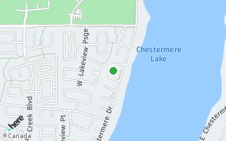 Map of 520 Sandy Beach Cove, Chestermere, AB T1X 1H8, Canada