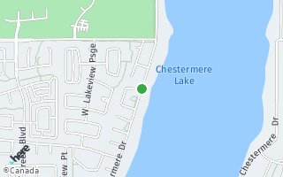 Map of West Chestermere Drive, Chestermere, AB T1X 1b6, Canada