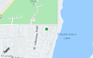 Map of 151 Lakeview Cove, Chestermere, AB T1X 1E8, Canada