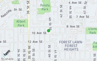 Map of 915 40th Street S.E., Calgary, AB T2A 1J5, Canada