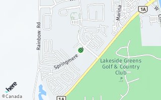 Map of 108 Springmere Drive, Chestermere, AB T1X 1J3, Canada