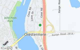 Map of 114 Cove Hill, Chestermere, AB T1X 1S7, Canada