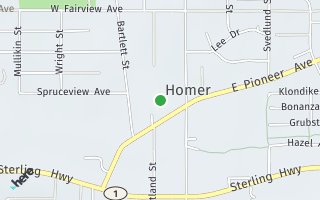 Map of 3780 Bartlett Street, Homer, AK 99603, USA