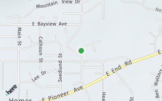Map of 394 E Fairview Avenue, Homer, AK 99603, USA