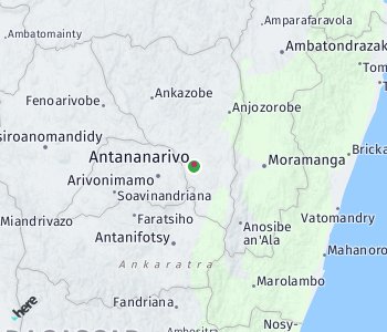 Lage des Taxitarifgebietes Antananarivo