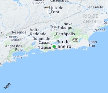 Lage des Taxitarifgebietes Rio de Janeiro