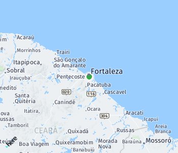 Area of taxi rate Fortaleza