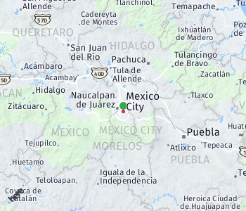 Lage des Taxitarifgebietes Mexiko Stadt