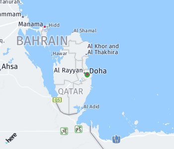 Lage des Taxitarifgebietes Doha