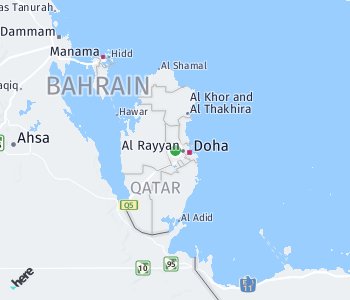 Lage des Taxitarifgebietes Al Rayyan