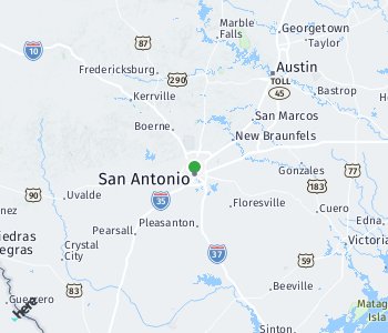 Lage des Taxitarifgebietes San Antonio