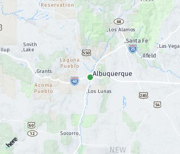 Lage des Taxitarifgebietes Albuquerque