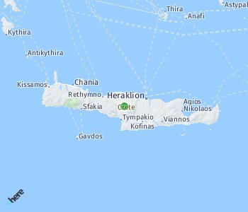 Lage des Taxitarifgebietes Kreta