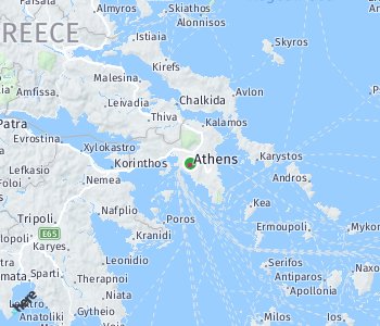 Lage des Taxitarifgebietes Athen