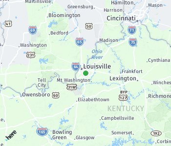 Lage des Taxitarifgebietes Louisville