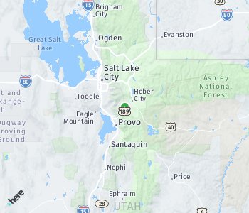 Lage des Taxitarifgebietes Salt Lake City