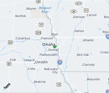Area of taxi rate Omaha
