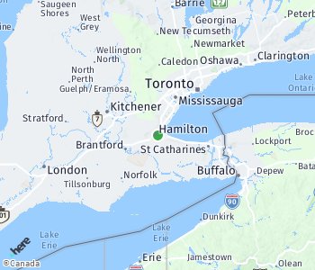 Area of taxi rate Hamilton (Ontario)