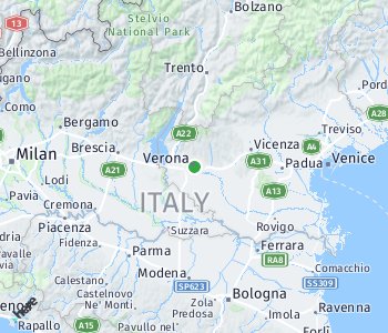 Lage des Taxitarifgebietes Verona