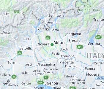 Lage des Taxitarifgebietes Mailand