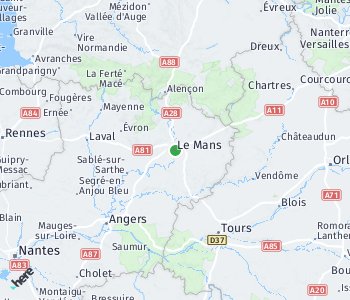 Area of taxi rate Le Mans