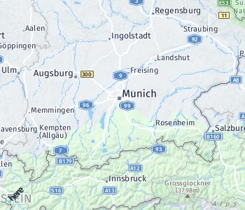 Area of taxi rate Landkreis Munich 