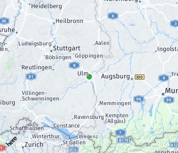 Area of taxi rate Alb-Donau-Kreis