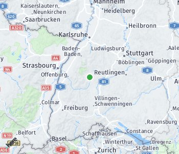 Lage des Taxitarifgebietes Landkreis Freudenstadt