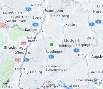 Ubicación de la zona de tarifas de taxiLandkreis Calw
