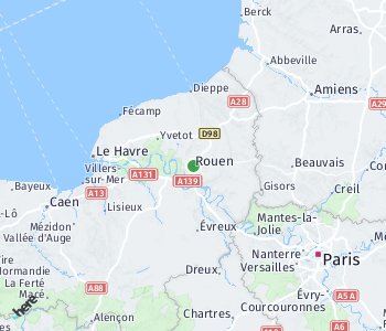 Area of taxi rate Rouen