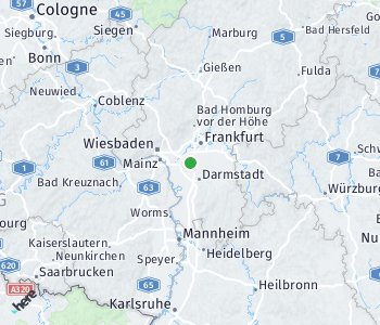 Lage des Taxitarifgebietes Mörfelden-Walldorf